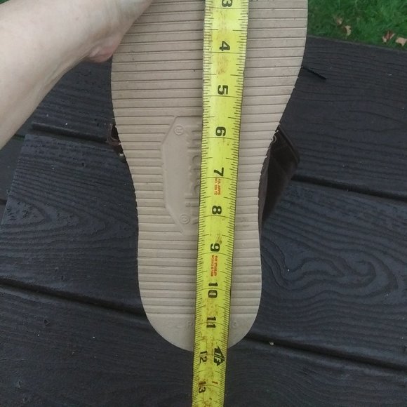 Timberland's Dark brown leather suede boots size 9M Vibram soles - Picture 11 of 15